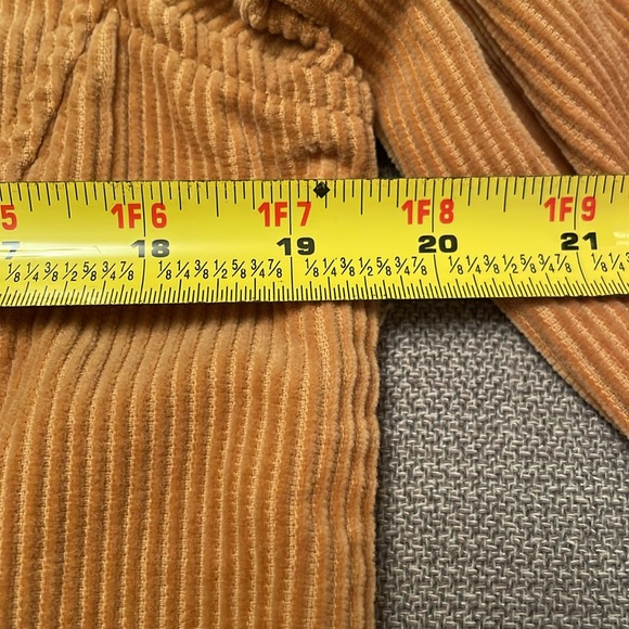 Forever 21 Los Angeles Fall Corduroy Bomber Zip Jacket Small Camel Color - Picture 7 of 13